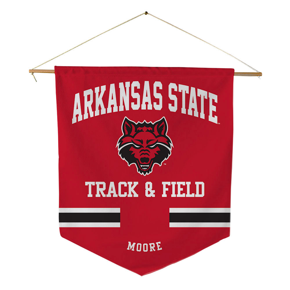 Arkansas State - NCAA Men's Track & Field : Jared Moore - Pennant - 18" x 21"-0