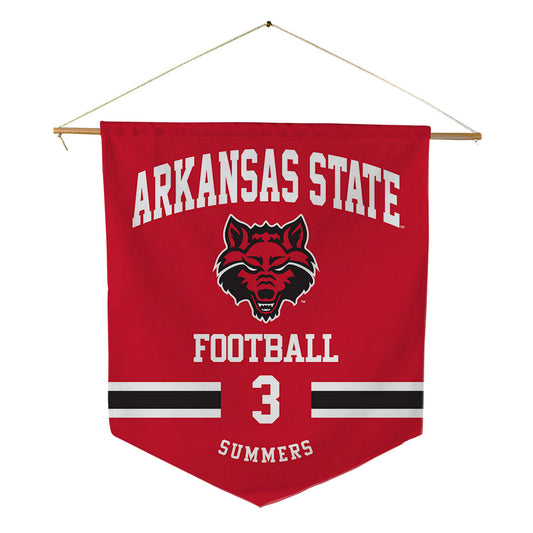 Arkansas State - NCAA Football : Hunter Summers - Pennant - 18" x 21"-0