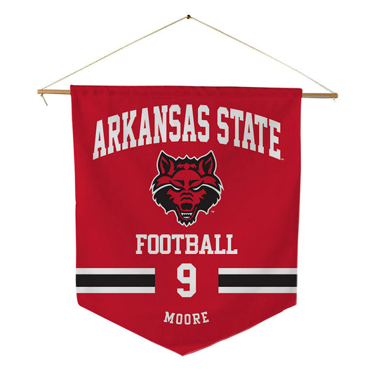 Arkansas State - NCAA Football : Kam Moore - Pennant - 18" x 21"-0