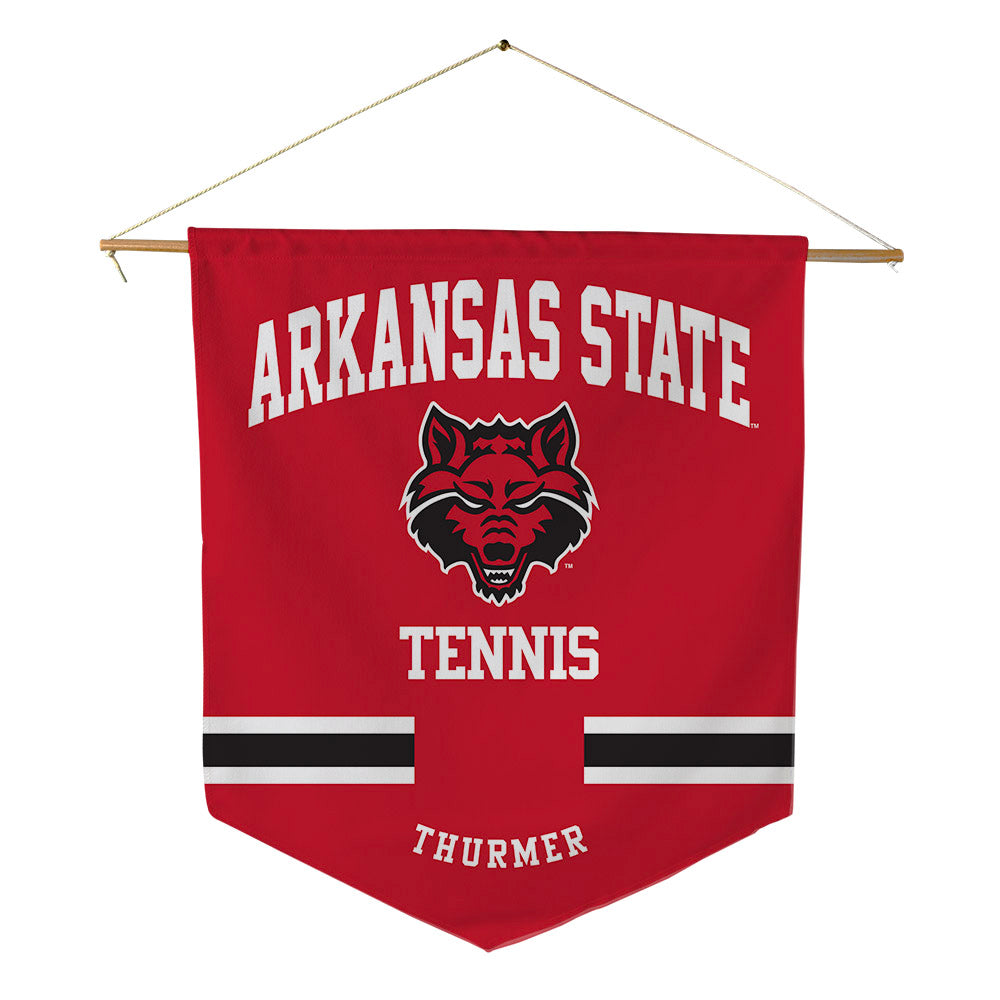 Arkansas State - NCAA Women's Tennis : Abigail Thurmer - Pennant - 18" x 21"-0