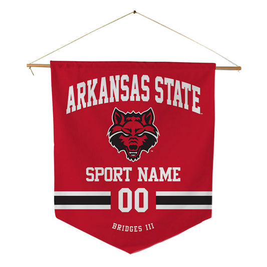 Arkansas State - NCAA Football : Melvin Bridges III - Pennant - 18" x 21"-0
