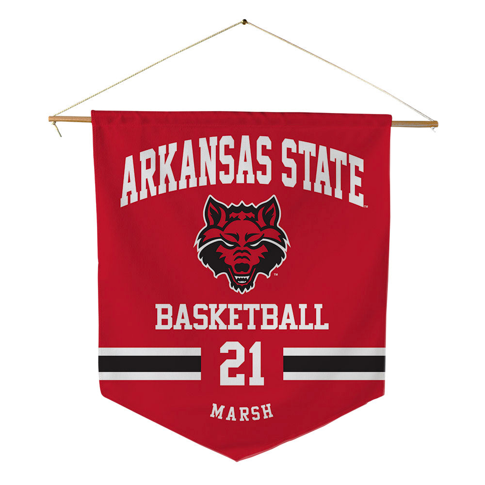 Arkansas State - NCAA Women's Basketball : Monica Marsh - Pennant - 18" x 21"-0