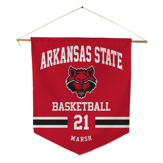 Arkansas State - NCAA Women's Basketball : Monica Marsh - Pennant - 18" x 21"-0