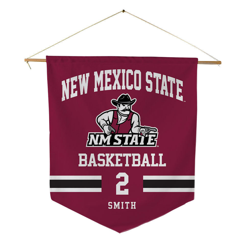 NMSU - NCAA Men's Basketball : Omarr Smith - Pennant - 18" x 21"-0