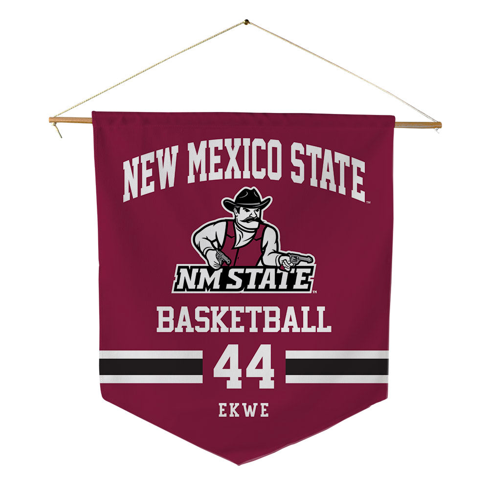 NMSU - NCAA Men's Basketball : Augustine Ekwe - Pennant - 18" x 21"-0
