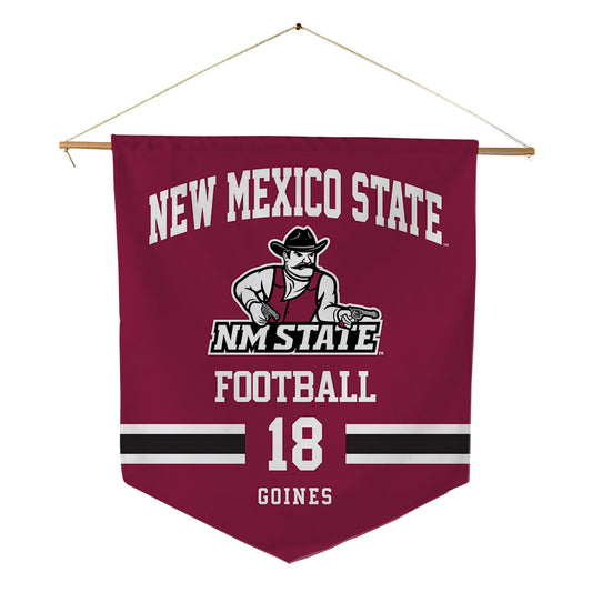 NMSU - NCAA Football : Joshua Goines - Pennant - 18" x 21"-0
