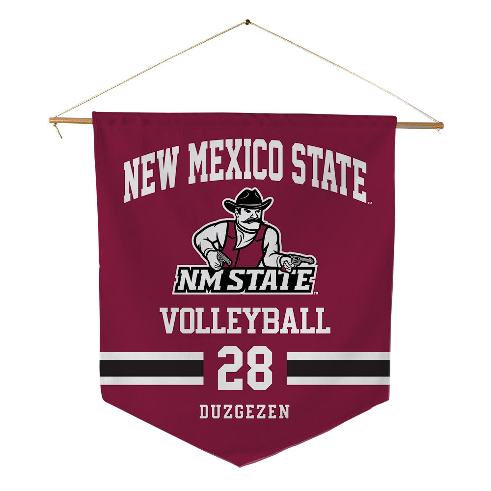 NMSU - NCAA Women's Volleyball : Ezgi Duzgezen - Pennant - 18" x 21"-0