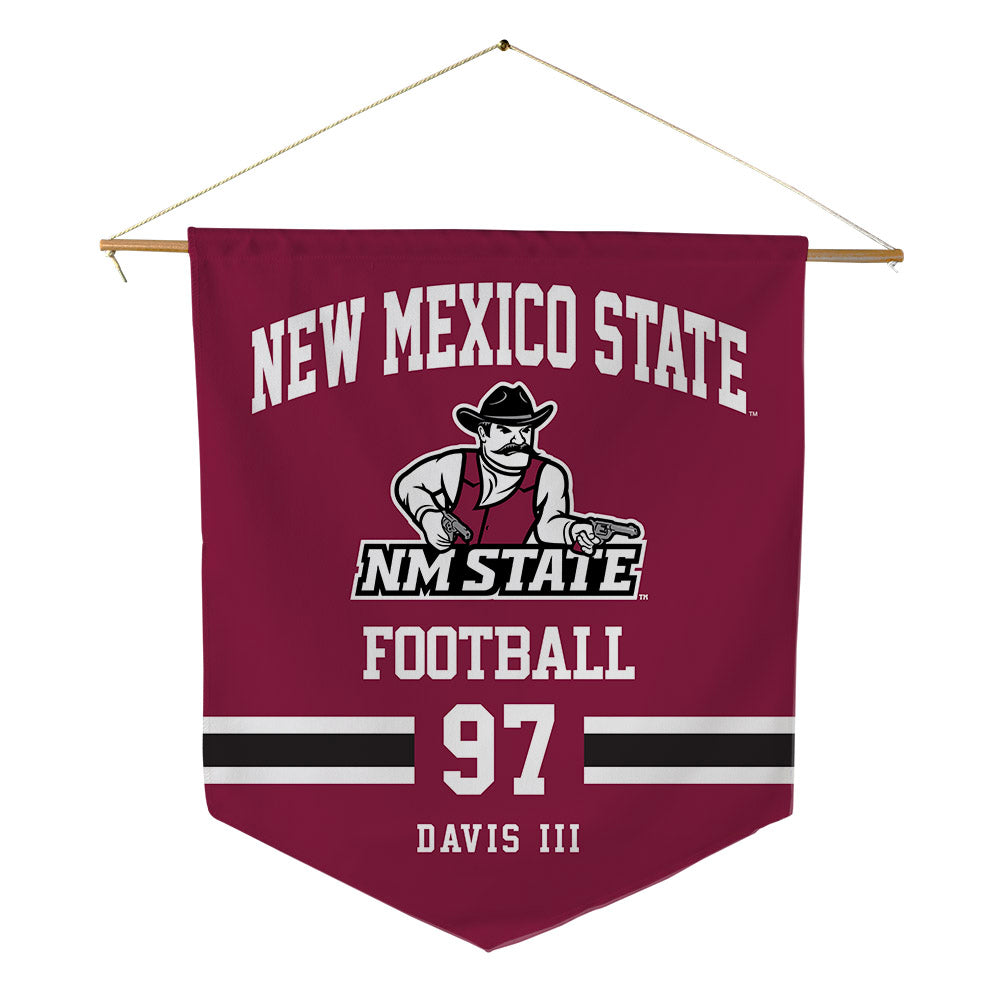 NMSU - NCAA Football : Henry Davis III - Pennant - 18" x 21"-0