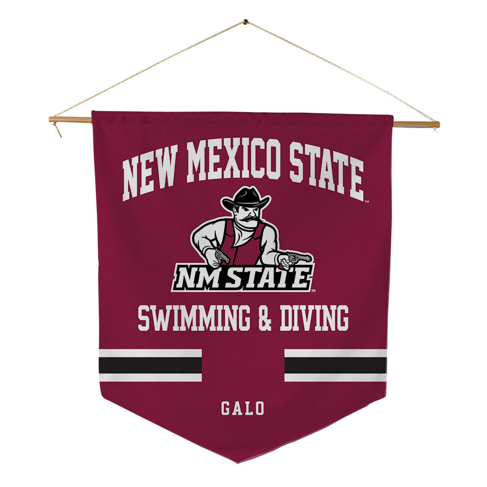 NMSU - NCAA Women's Swimming & Diving : Estel Galo - Pennant - 18" x 21"-0