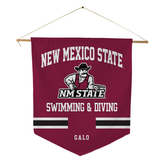 NMSU - NCAA Women's Swimming & Diving : Estel Galo - Pennant - 18" x 21"-0