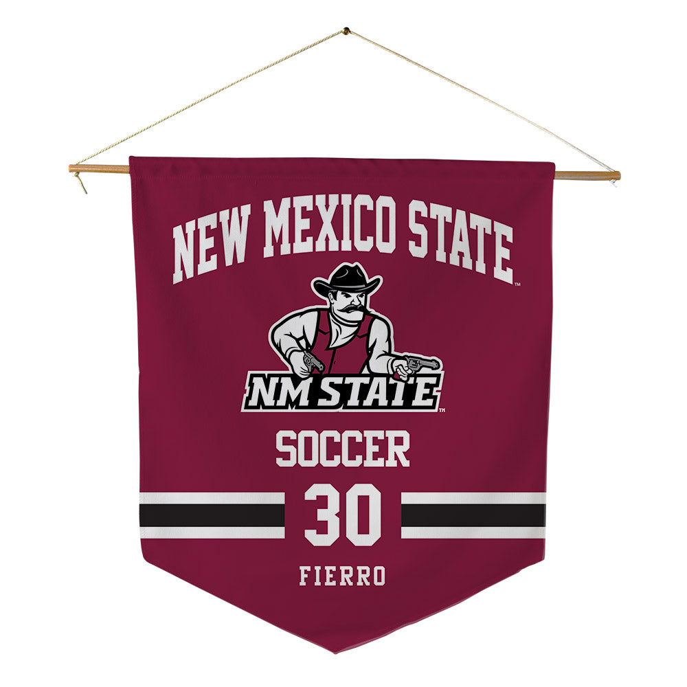 NMSU - NCAA Women's Soccer : Joselyn Fierro - Pennant - 18" x 21"-0