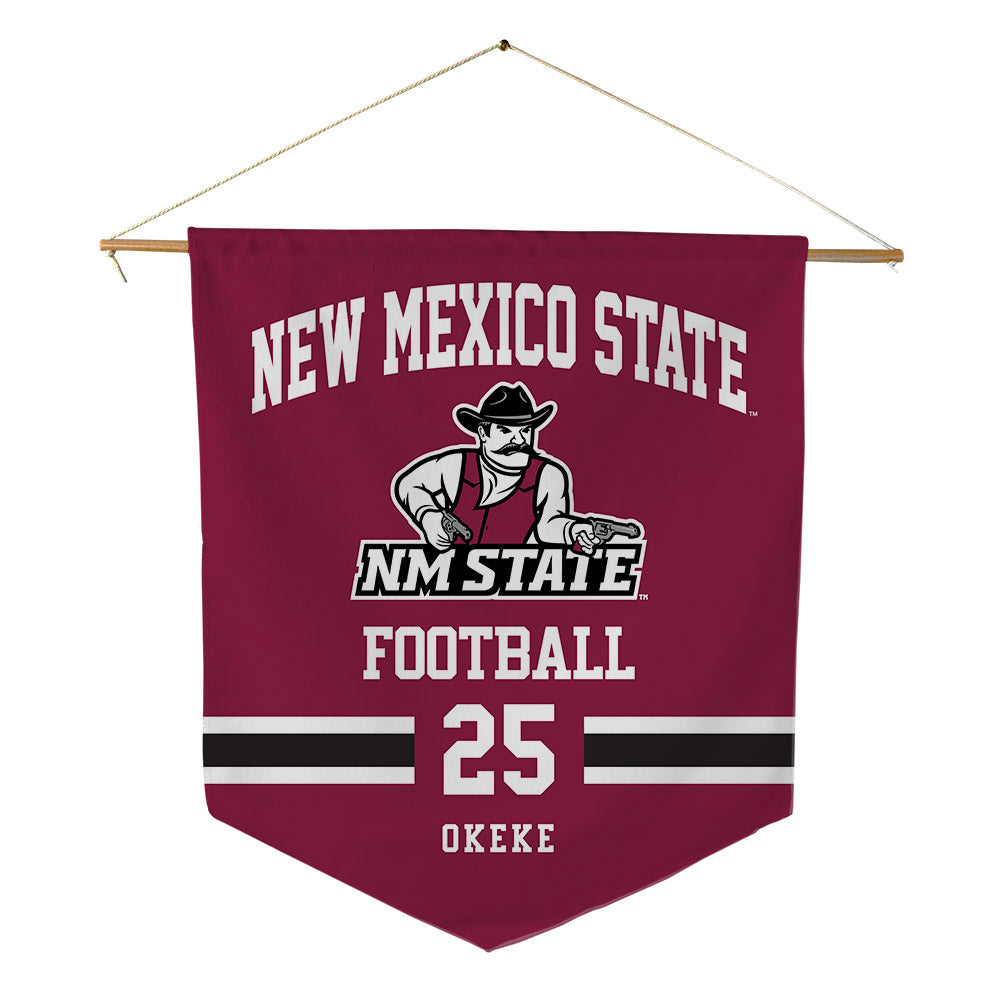 NMSU - NCAA Football : Obinna Okeke - Pennant - 18" x 21"-0