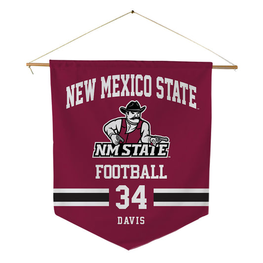 NMSU - NCAA Football : Zaiden Davis - Pennant - 18" x 21"-0