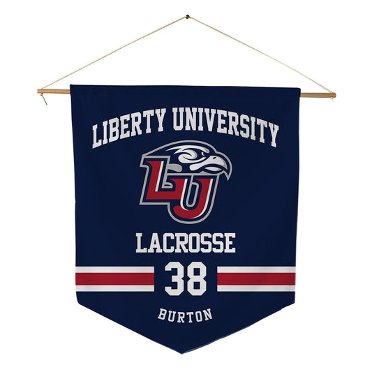 Liberty - NCAA Women's Lacrosse : Aria Burton - Pennant - 18" x 21"-0