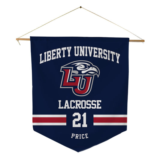 Liberty - NCAA Women's Lacrosse : Rilynn Price - Pennant - 18" x 21"-0