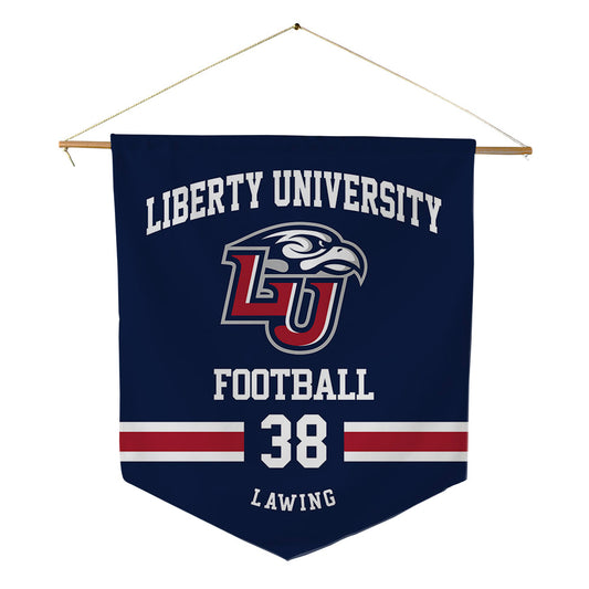 Liberty - NCAA Football : Tre Lawing - Pennant - 18" x 21"-0