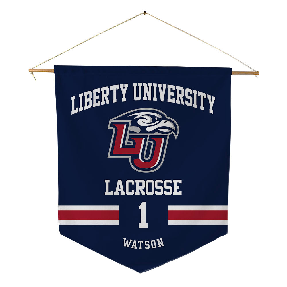 Liberty - NCAA Women's Lacrosse : Leah Watson - Pennant - 18" x 21"-0