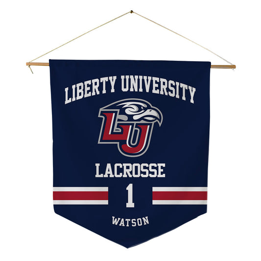 Liberty - NCAA Women's Lacrosse : Leah Watson - Pennant - 18" x 21"-0