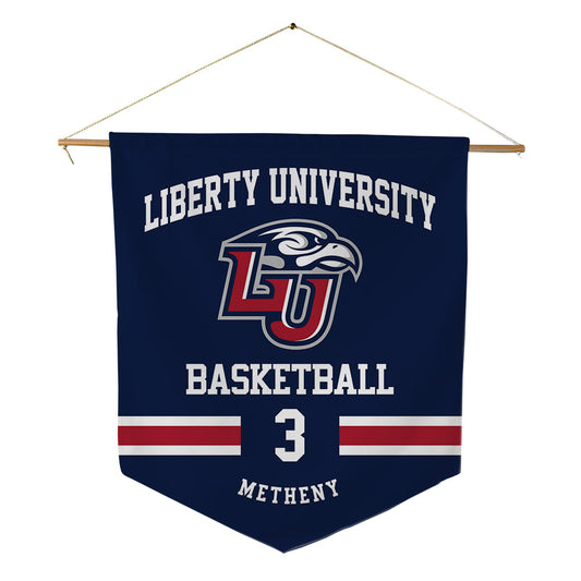Liberty - NCAA Men's Basketball : Kaden Metheny - Pennant - 18" x 21"-0