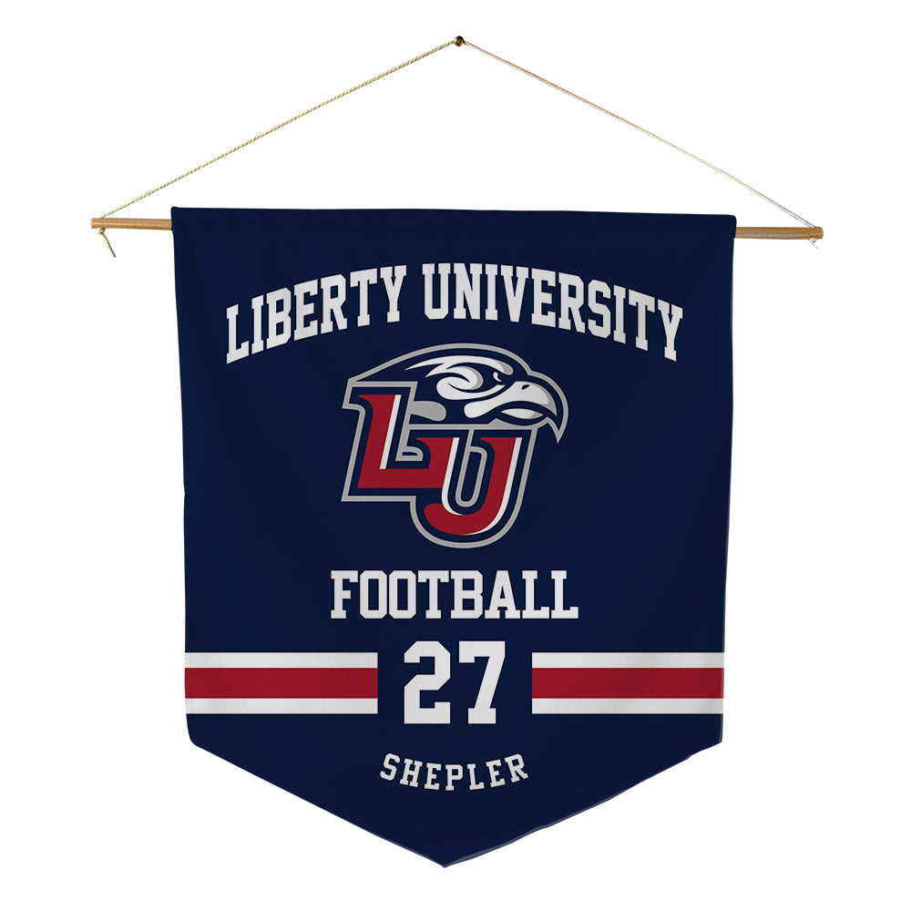 Liberty - NCAA Football : Clayton Shepler - Pennant - 18" x 21"-0