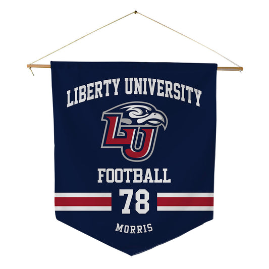Liberty - NCAA Football : Joseph Morris - Pennant - 18" x 21"-0