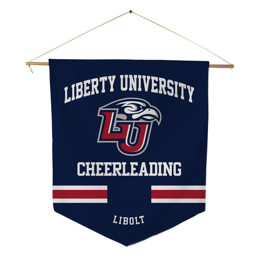 Liberty - NCAA Cheerleading : Carson Libolt - Pennant - 18" x 21"-0