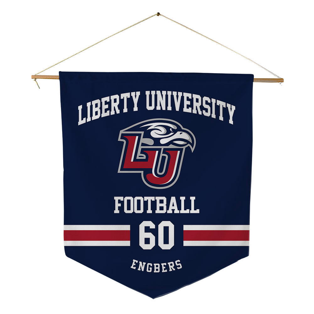 Liberty - NCAA Football : Joep Engbers - Pennant - 18" x 21"-0