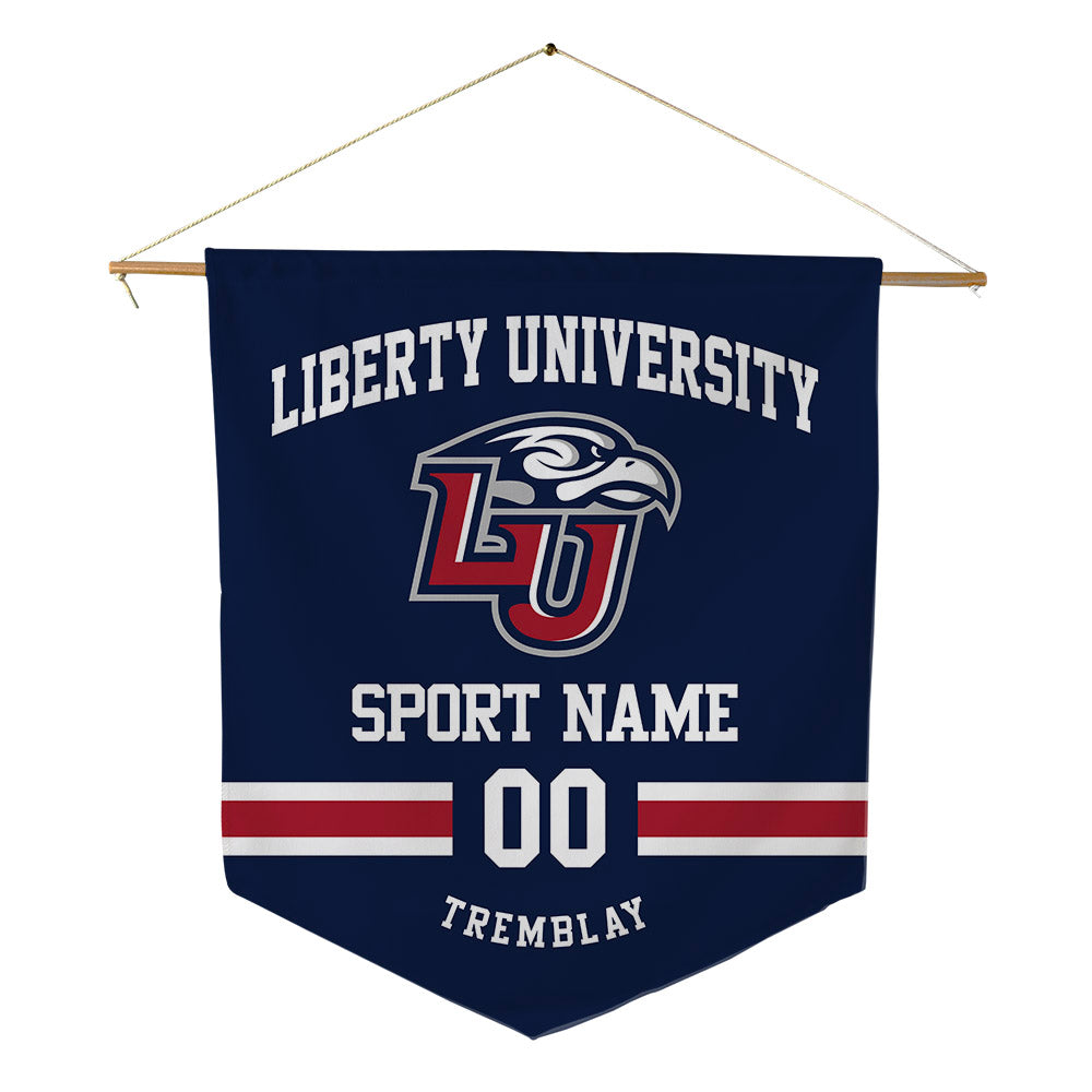 Liberty - NCAA Football : Austin Tremblay - Pennant - 18" x 21"-0