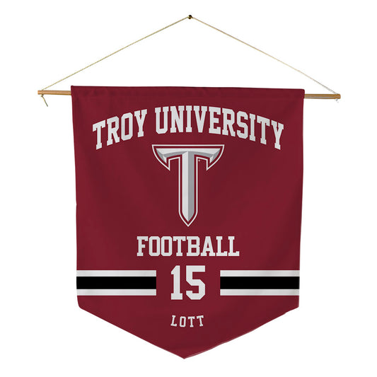 Troy - NCAA Football : TJ Lott - Pennant - 18" x 21"-0