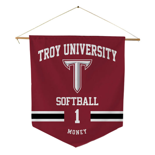 Troy - NCAA Softball : Savannah Money - Pennant - 18" x 21"-0