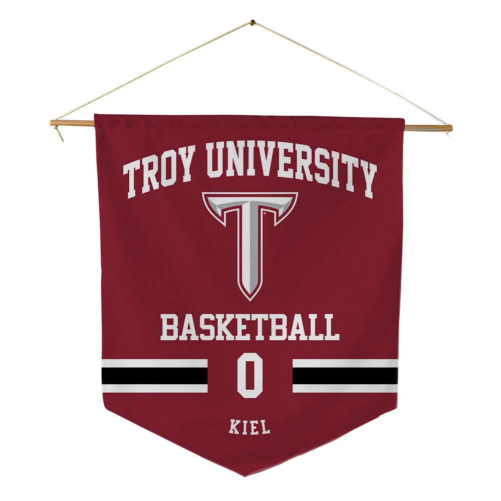 Troy - NCAA Men's Basketball : Kerrington Kiel - Pennant - 18" x 21"-0