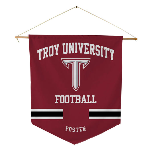Troy - NCAA Football : Keivay Foster - Pennant - 18" x 21"-0