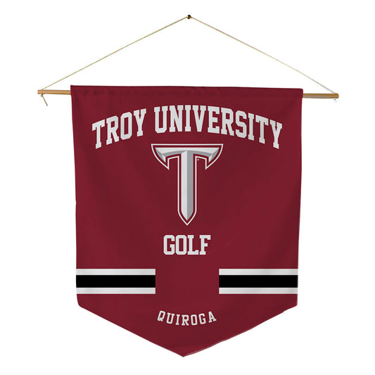 Troy - NCAA Women's Golf : Constanza Quiroga - Pennant - 18" x 21"-0