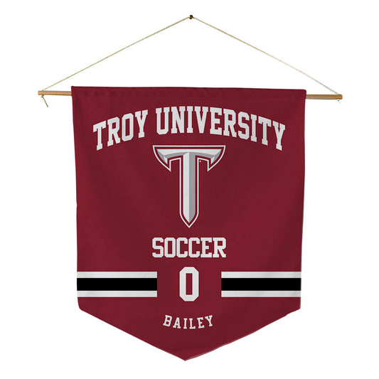 Troy - NCAA Women's Soccer : Aiden Bailey - Pennant - 18" x 21"-0