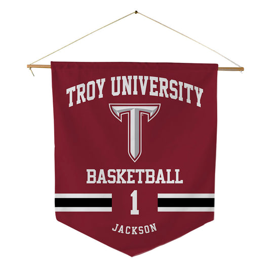 Troy - NCAA Women's Basketball : Saniya Jackson - Pennant - 18" x 21"-0