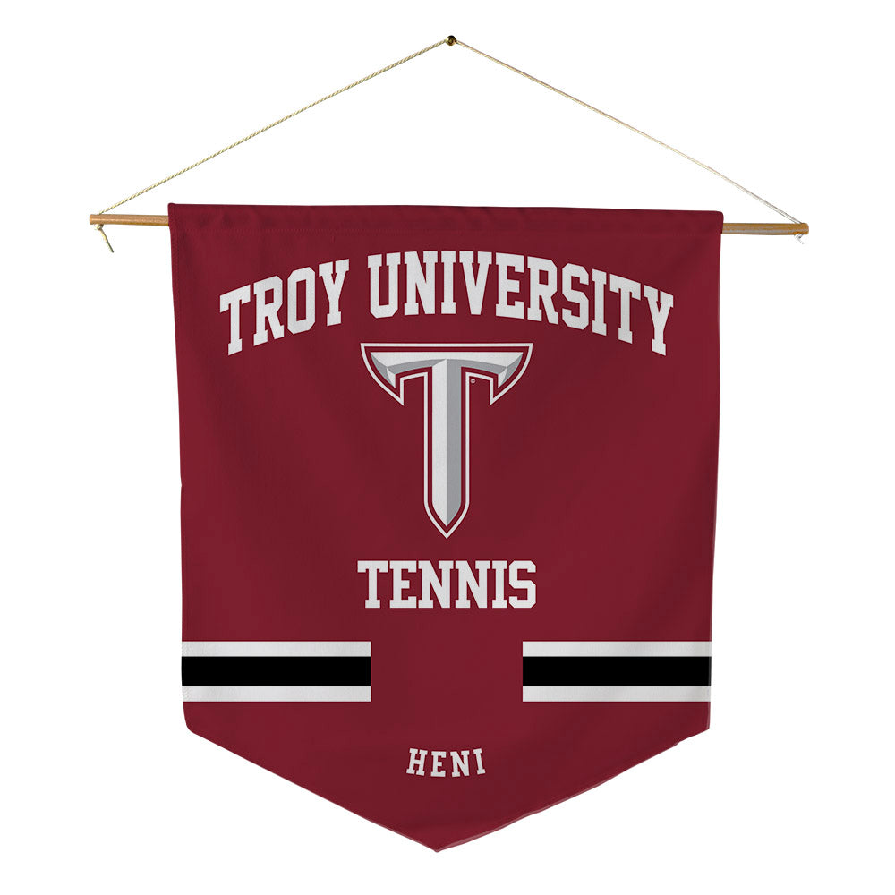 Troy - NCAA Women's Tennis : Hiba Heni - Pennant - 18" x 21"-0