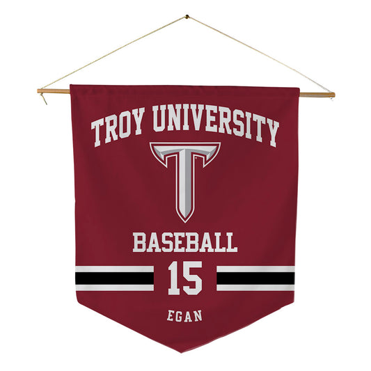 Troy - NCAA Baseball : Tommy Egan - Pennant - 18" x 21"-0