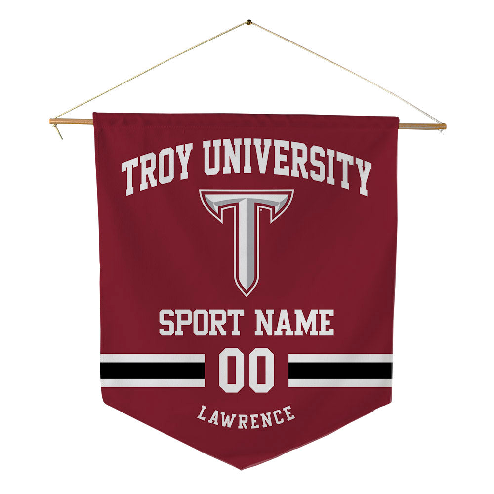 Troy - NCAA Softball : Jasmine Lawrence - Pennant - 18" x 21"-0