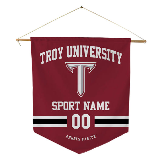 Troy - NCAA Men's Tennis : Yeray Andres Pastor - Pennant - 18" x 21"-0
