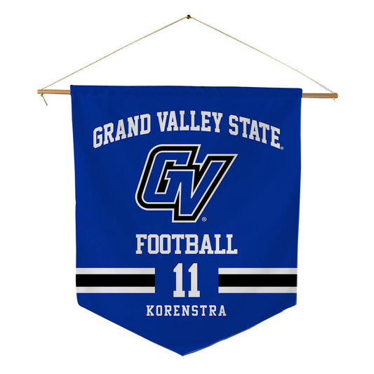 Grand Valley - NCAA Football : Will Korenstra - Pennant - 18" x 21"-0