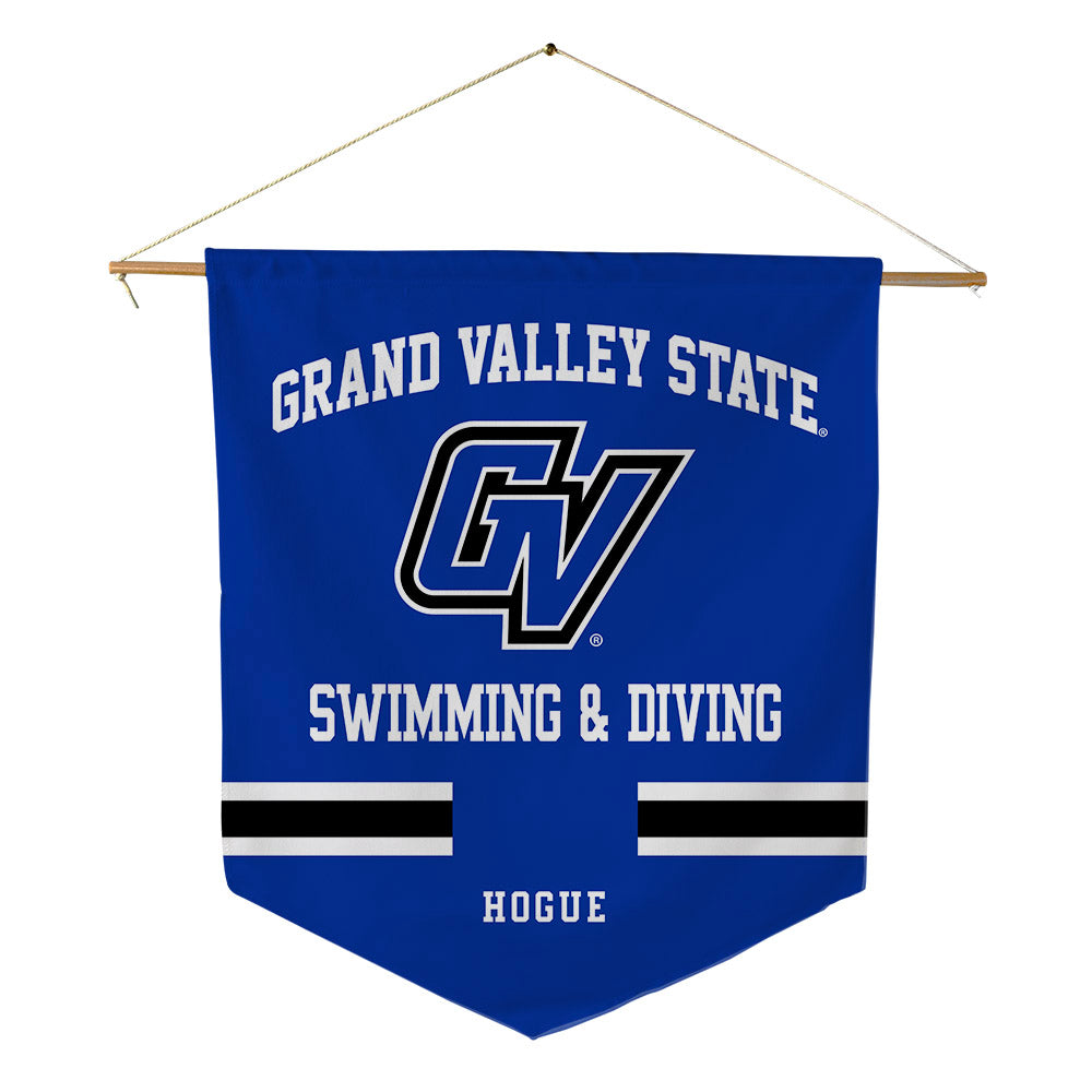 Grand Valley - NCAA Women's Swimming & Diving : Lydia Hogue - Pennant - 18" x 21"-0