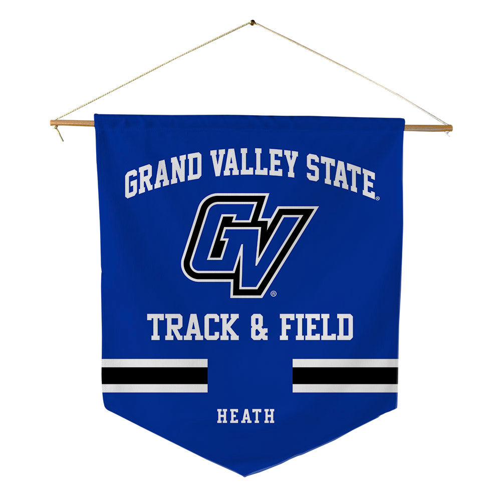 Grand Valley - NCAA Men's Track & Field : Tyler Heath - Pennant - 18" x 21"-0