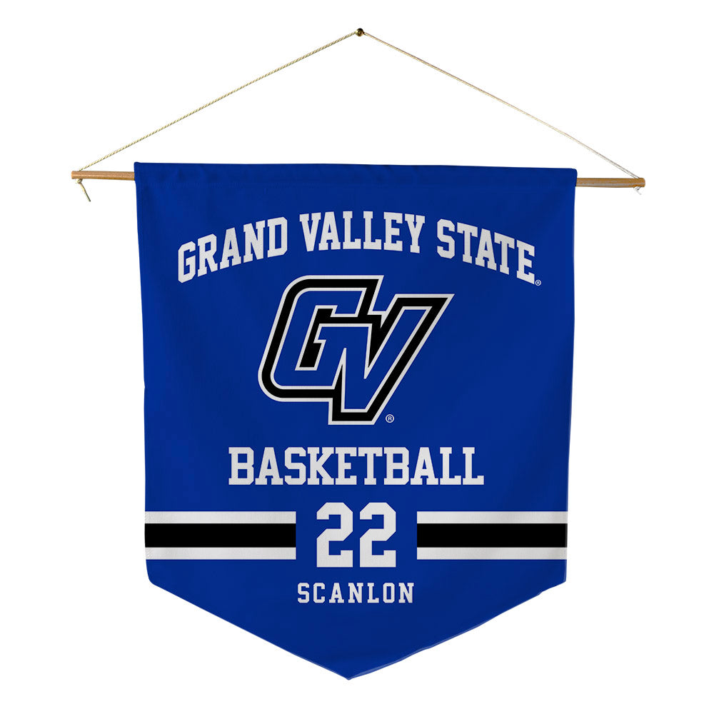 Grand Valley - NCAA Women's Basketball : Ava Scanlon - Pennant - 18" x 21"-0