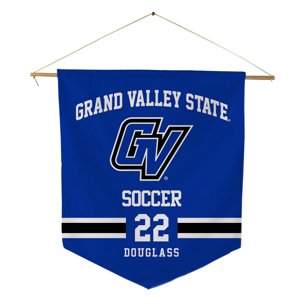 Grand Valley - NCAA Women's Soccer : Shea Douglass - Pennant - 18" x 21"-0