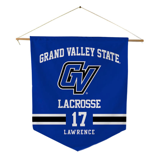 Grand Valley - NCAA Women's Lacrosse : Jenna Lawrence - Pennant - 18" x 21"-0