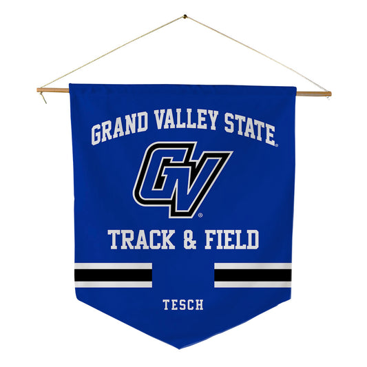 Grand Valley - NCAA Men's Track & Field : Sebastian Tesch - Pennant - 18" x 21"-0