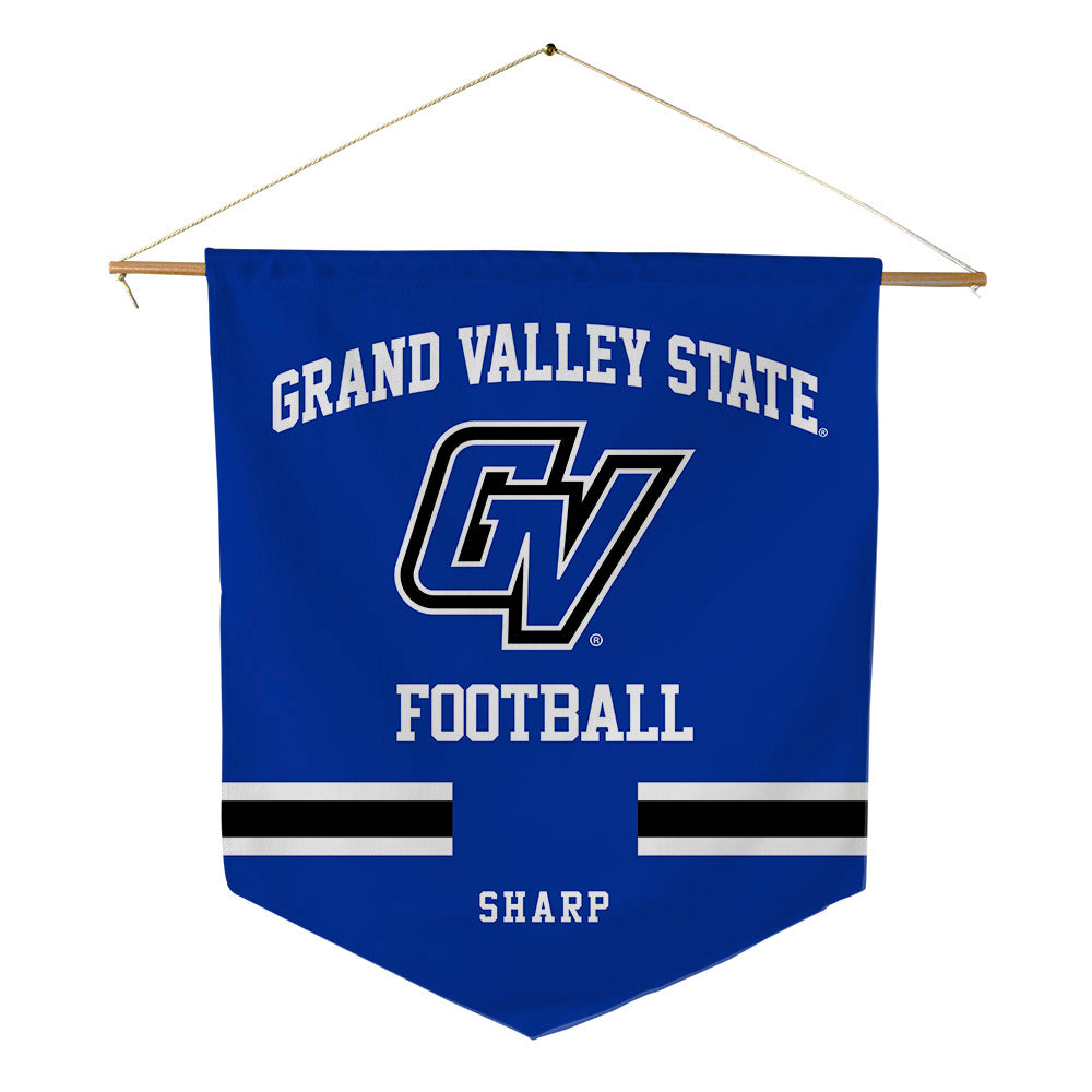 Grand Valley - NCAA Football : Miles Sharp - Pennant - 18" x 21"-0