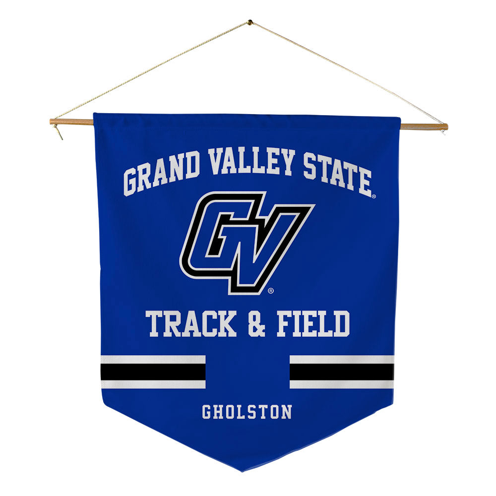 Grand Valley - NCAA Men's Track & Field : Aaron Gholston - Pennant - 18" x 21"-0