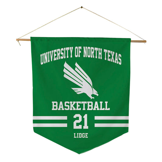 North Texas - NCAA Women's Basketball : Tionna Lidge - Pennant - 18" x 21"-0