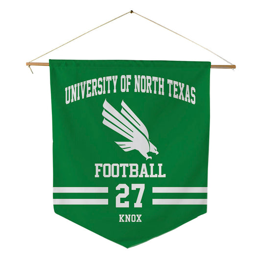 North Texas - NCAA Football : Julian Knox - Pennant - 18" x 21"-0